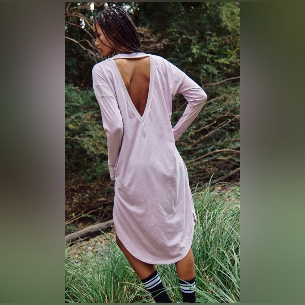 ⭐️SOLD⭐️NWT Free People Movement  Long Game Tunic Layer - Picture 2 of 15